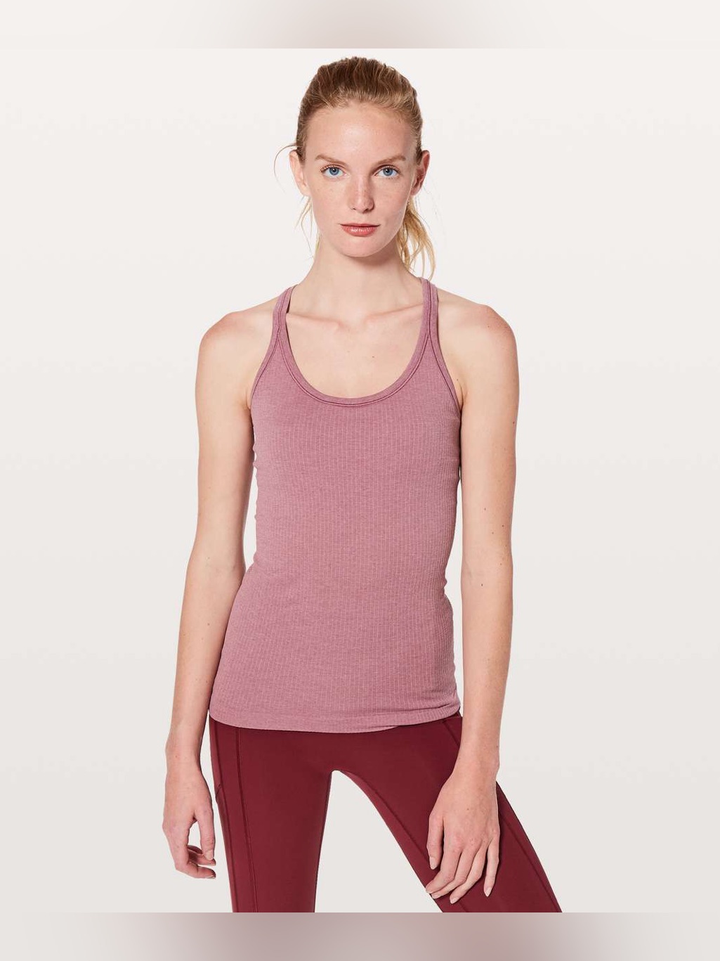 Lululemon Ebb To Street Tank Ii Moss Rose